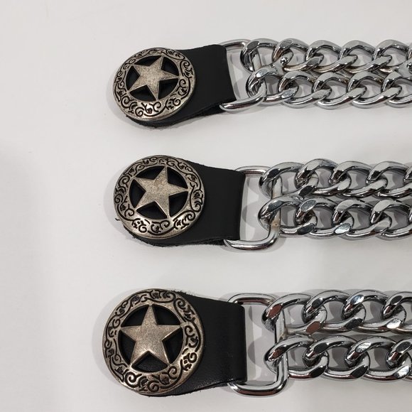 Interstate Leather Black Biker Motorcycle Vest 4XL-T - Picture 13 of 14